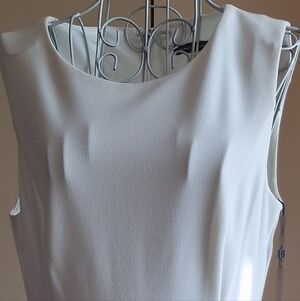 Tommy Hilfiger Elegant White Asymmetrical Dress